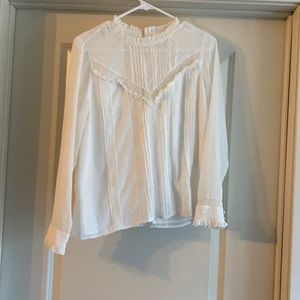 Sezane white blouse